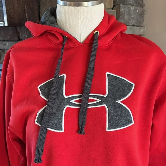 Under Armour red sweatshirt adult size large - Picture 2 of 8
